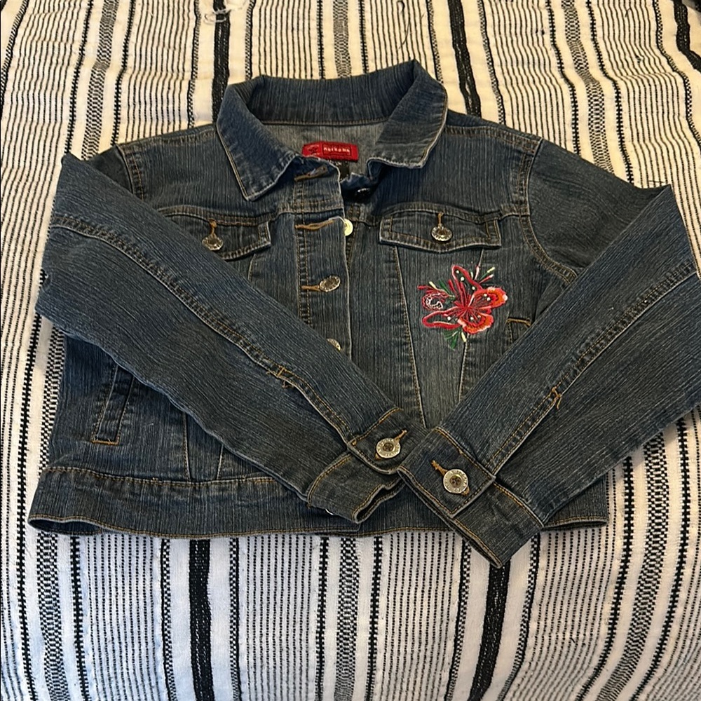 OshKosh B'gosh Blue and Red Jean Jackets